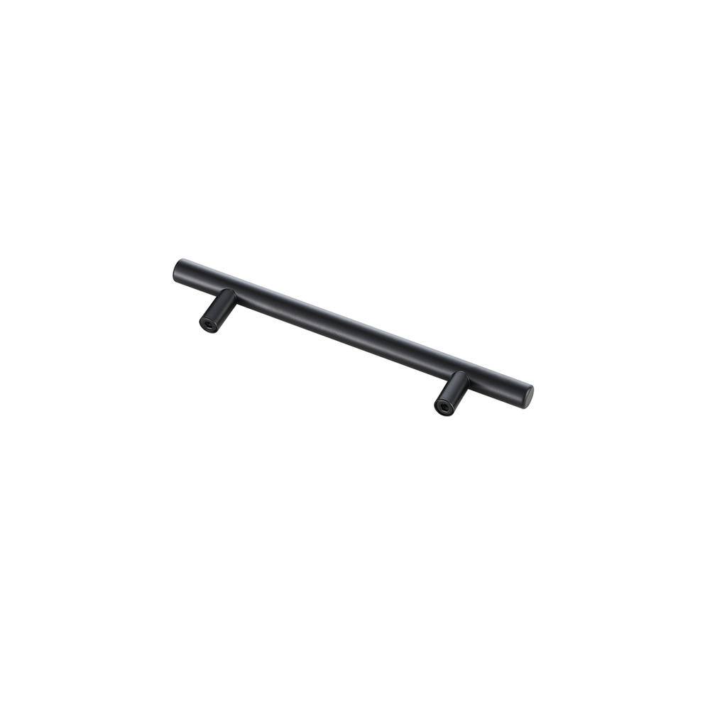 Left. Elegant Decor - Quinn 5" Center to Center Matte Black Bar Pull Multipack (set of 10) - Matte Black.