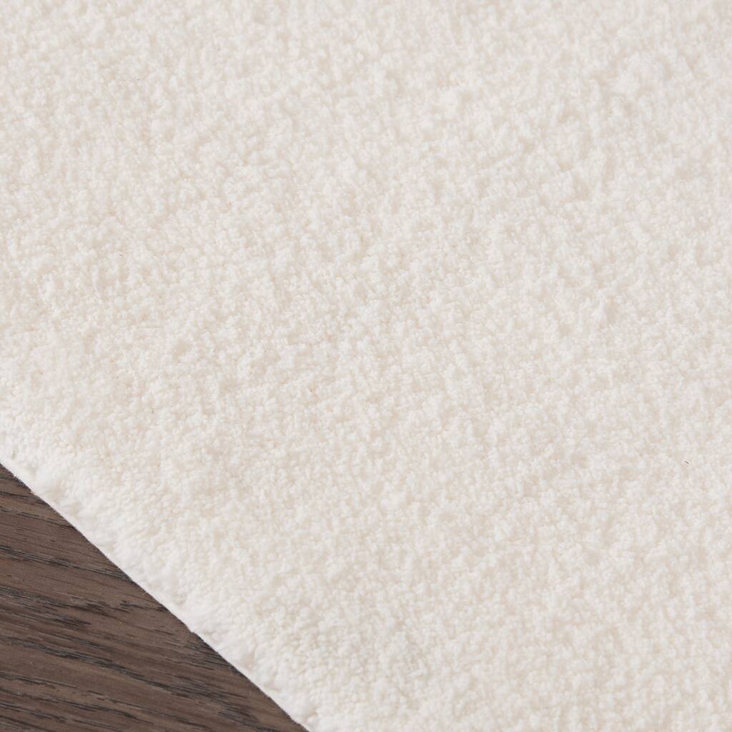 Alt View 2. APRILSOUL - Spa Marshmallow Bath Rug Quick Dry Microfiber Oeko Tex Certified - Ivory.