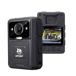 GekoGear - Aegis 400 4K UHD Body Camera with 128GB Built-in Storage, GPS and Wi-Fi - Black