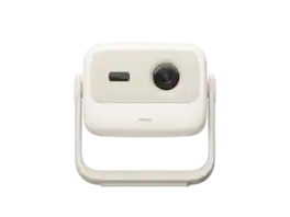 JmGO - N1S Nano Mini Portable Projector 200" Google TV Netflix Dual Speakers Dolby Audio Projector - Creamy