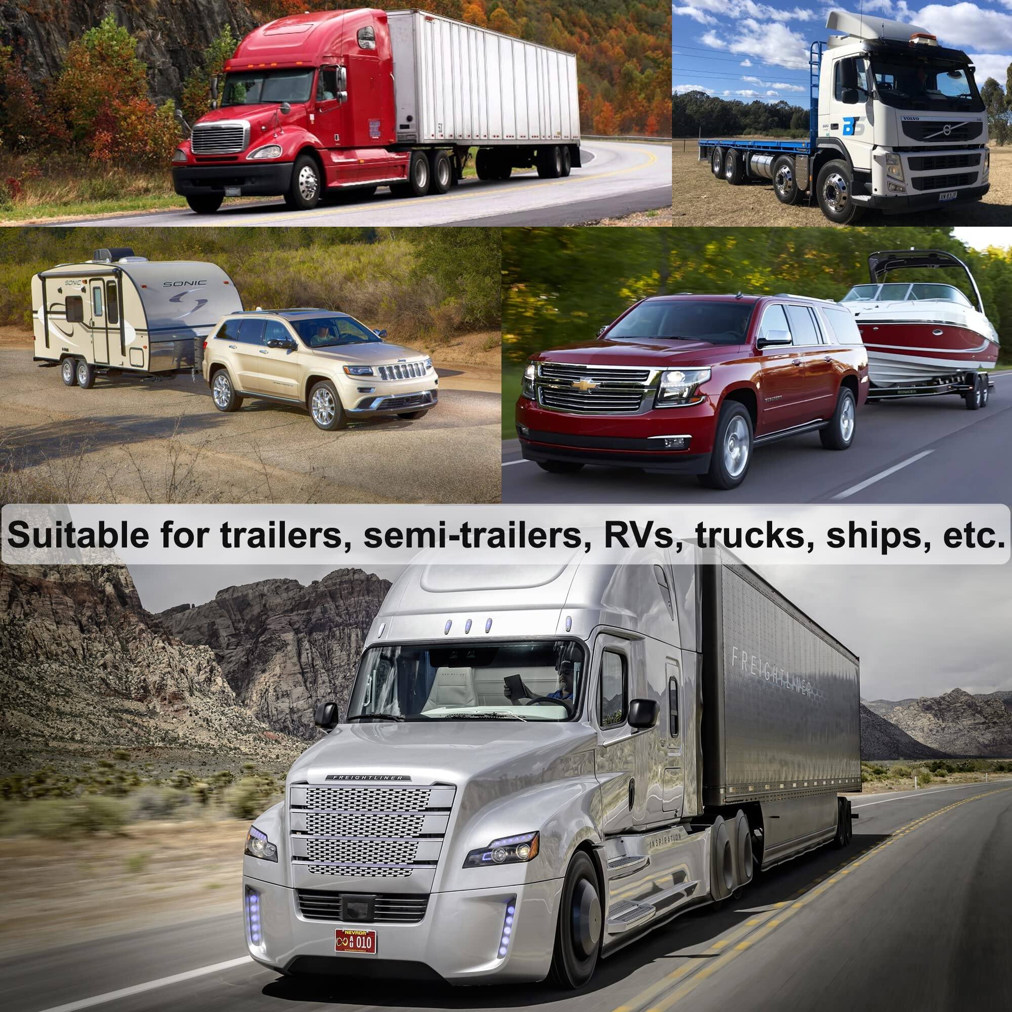 Suitable for trailers, semi-trailers, RVs, trucks, ships, etc.