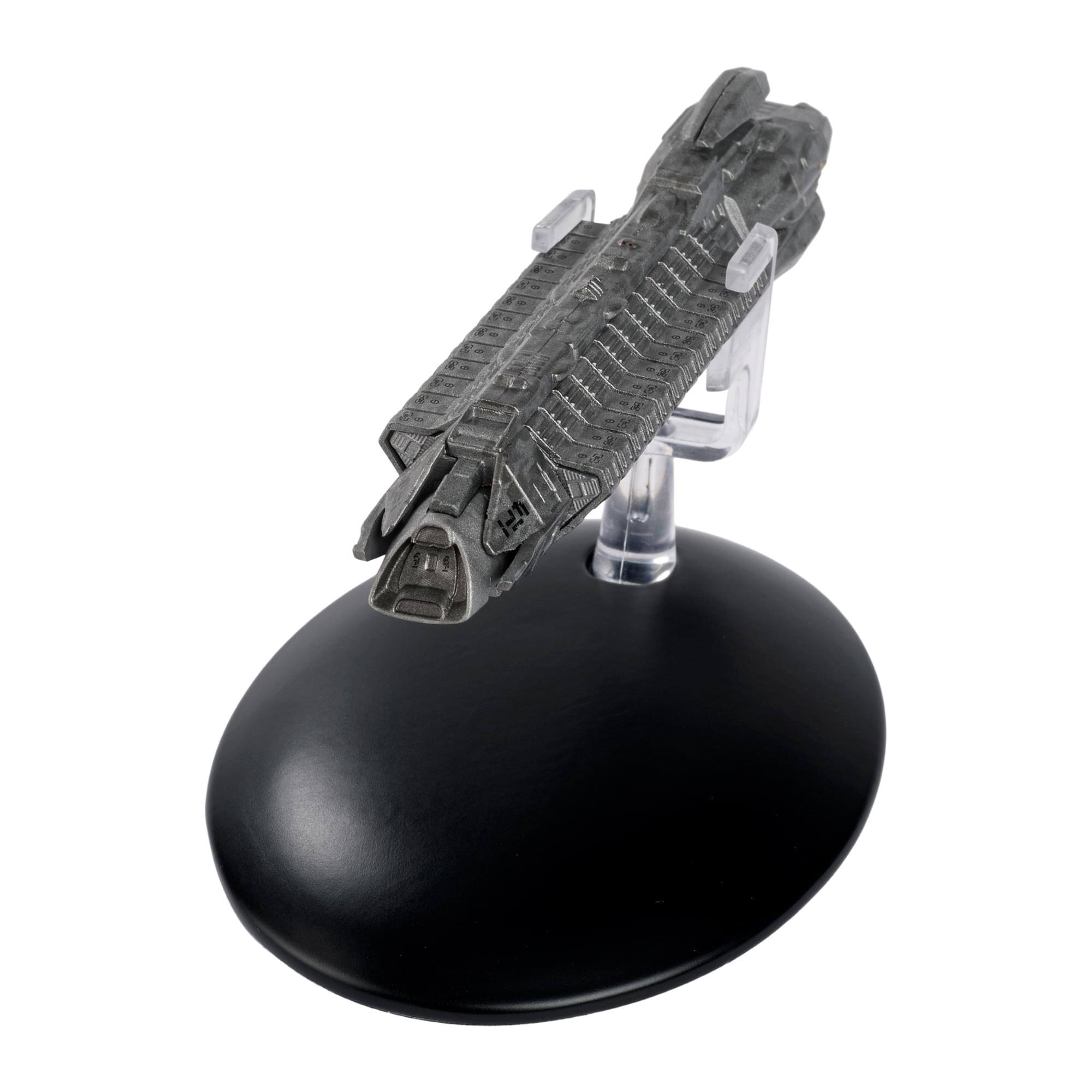 Alt View 2. Eaglemoss - Eaglemoss Star Trek Starship Replica | Axanar Cargo Ship - Silver.