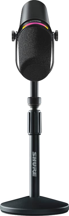 Shure MV7+ Podcast Microphone + Stand USB C & XLR Outputs for Shure MV7+ Podcast Microphone + Stand USB C & XLR Outputs for