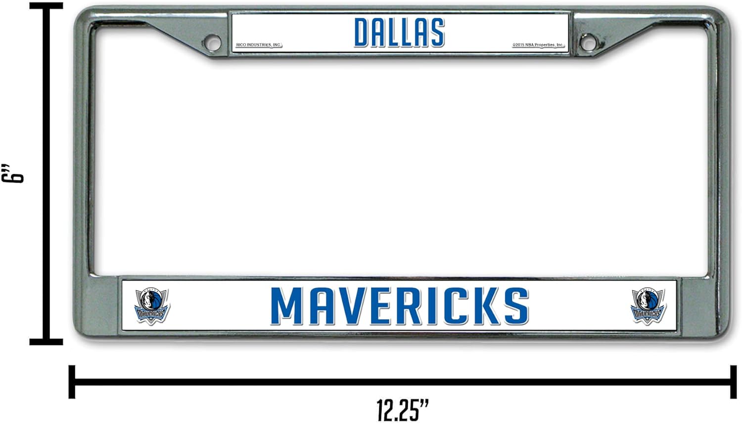 DALLAS  
MAVERICKS  

6"  
12.25"  

©2015 NBA Properties, Inc.  
RICCO INDUSTRIES, INC.