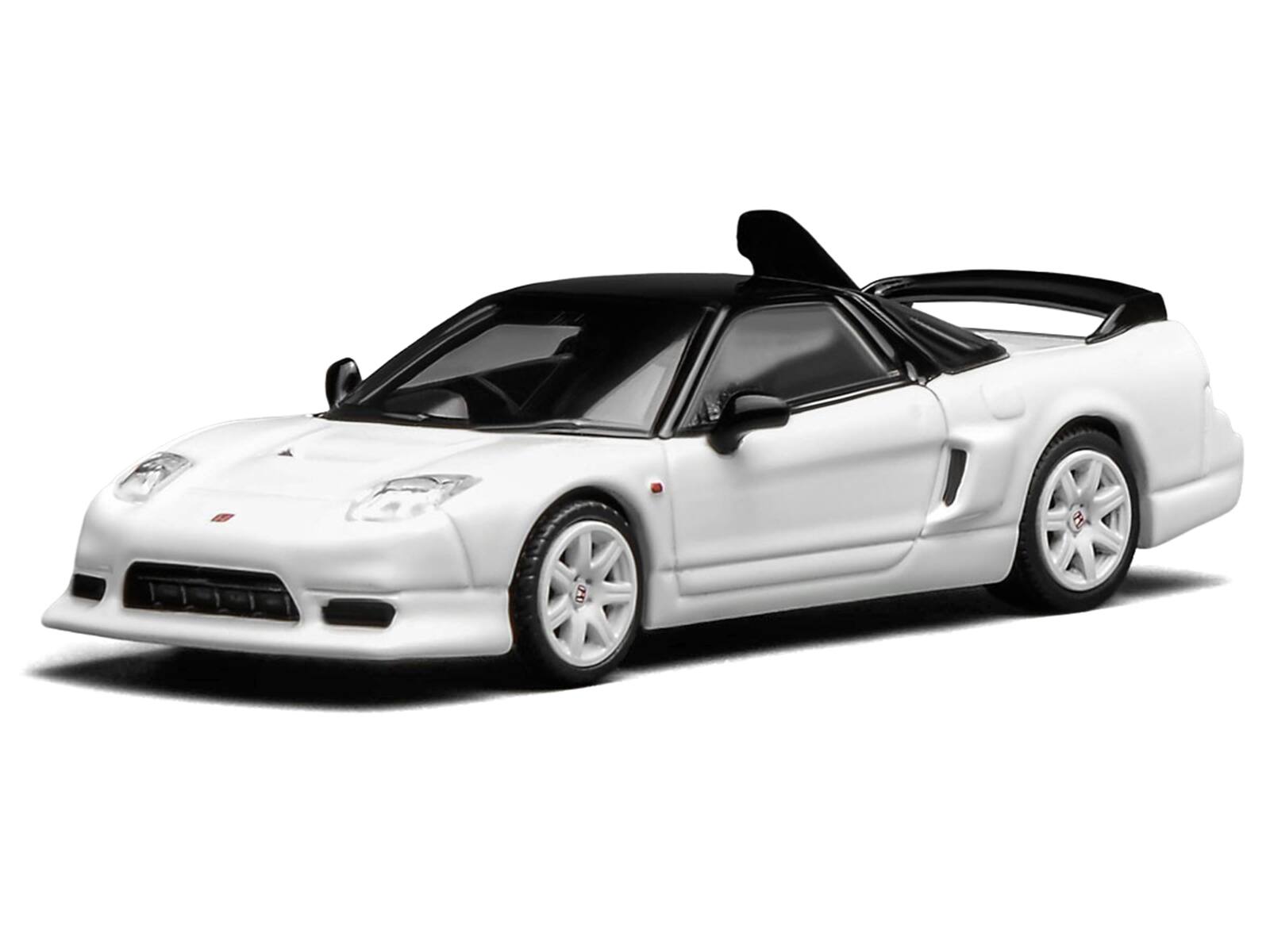 Alt View 5. MotorHelix - Honda NSX-R GT RHD (Right Hand Drive) Championship White with Black Top "Intern 64" Series 1/64 Model Car by MotorHelix.