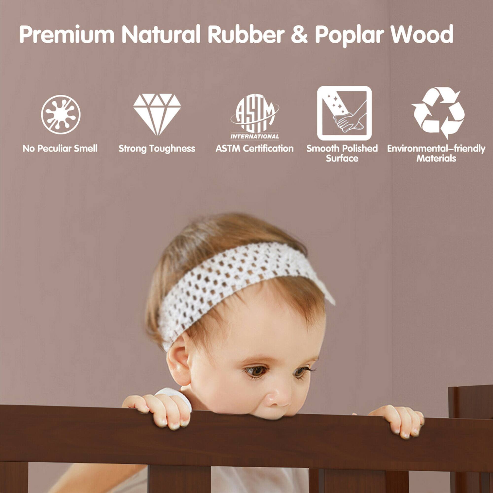 Premium Natural Rubber & Poplar Wood

- No Peculiar Smell
- Strong Toughness
- ASTM Certification
- Smooth Polished Surface
- Environmental-friendly Materials