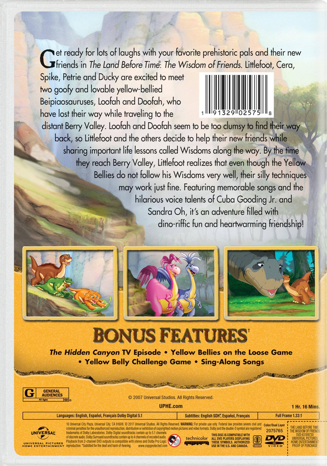 Angle. The Land Before Time: The Wisdom of Friends [DVD].