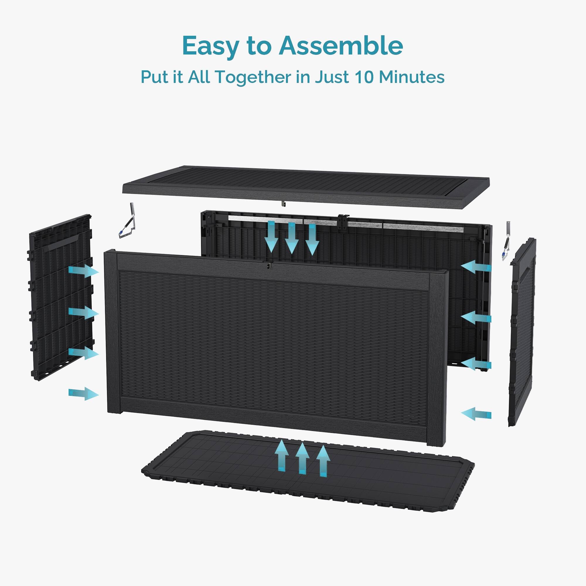 Easy to Assemble  
Put it All Together in Just 10 Minutes
