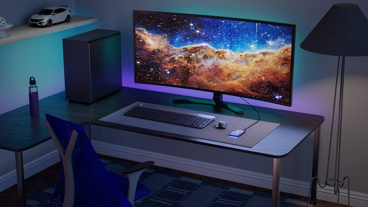 Alt View 7. Seagate - Genshin Impact SE 1TB External Solid State Drive - Purple and Black.