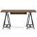 Alt View 15. Simpli Home - Sawhorse industrial 60 inch wide solid walnut wood and metal desk - Walnut.