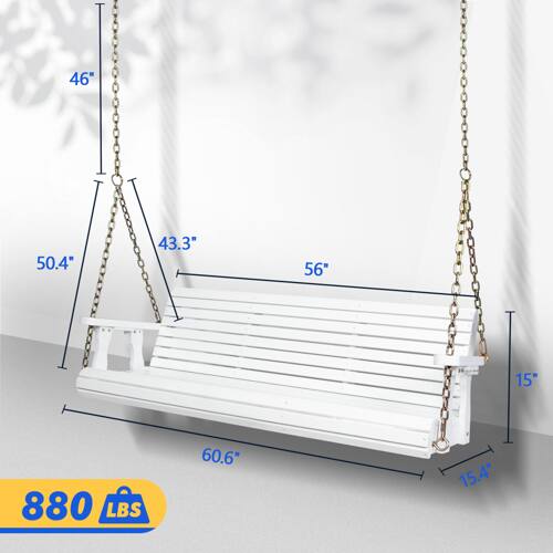 46" 50.4" 43.3" 56" 15" 880 LBS 60.6" 15.4"