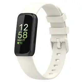 StrapsCo - Active Band Silicone Rubber Watch Strap For Fitbit Inspire 3 (Short-Medium) - Apricot