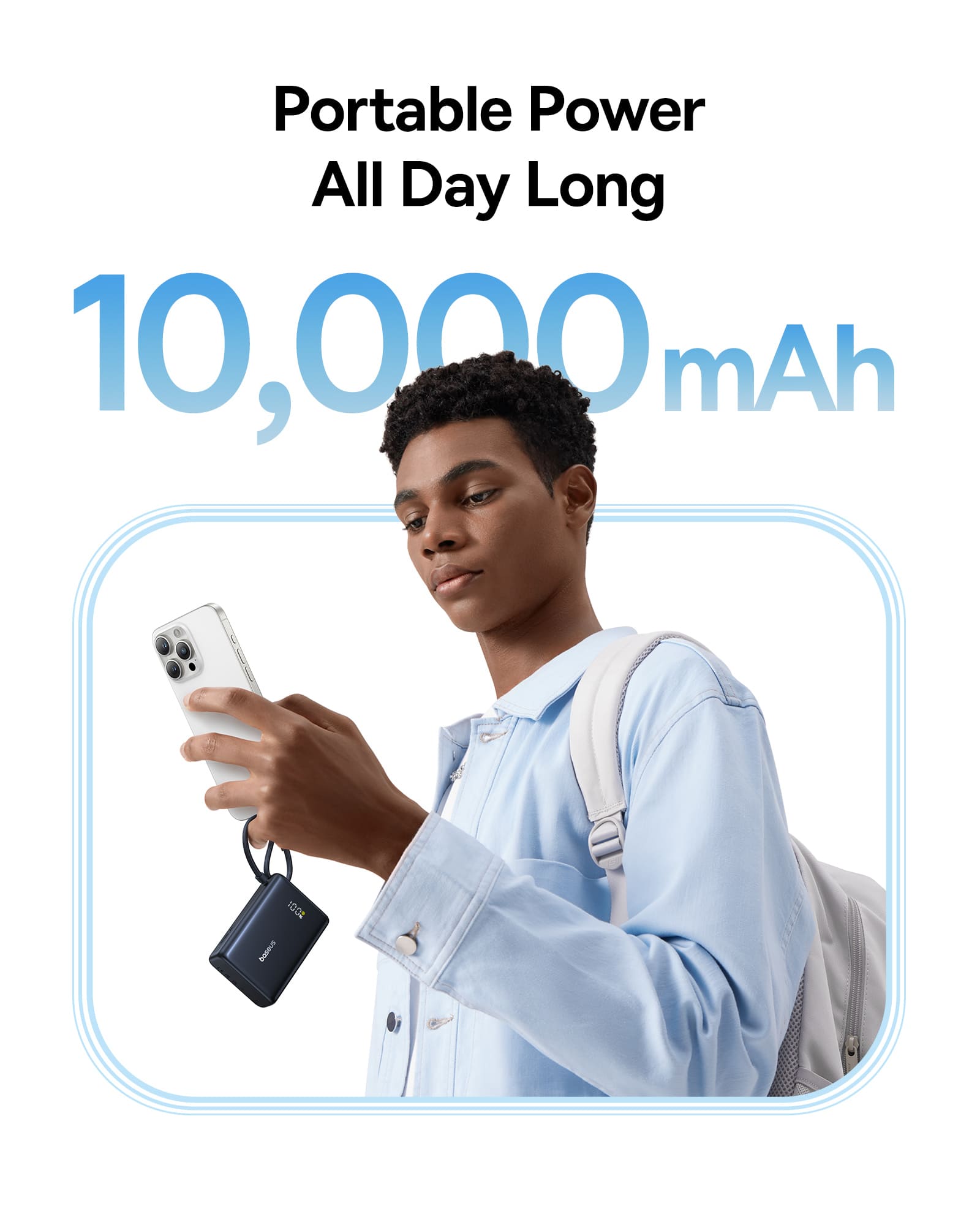 Portable Power All Day Long 10,000 mAh