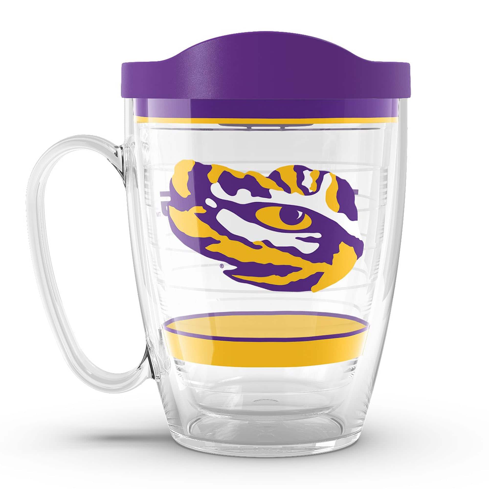 Front. Tervis - LSU Tigers 16oz. Tradition Classic Mug - Multicolor.