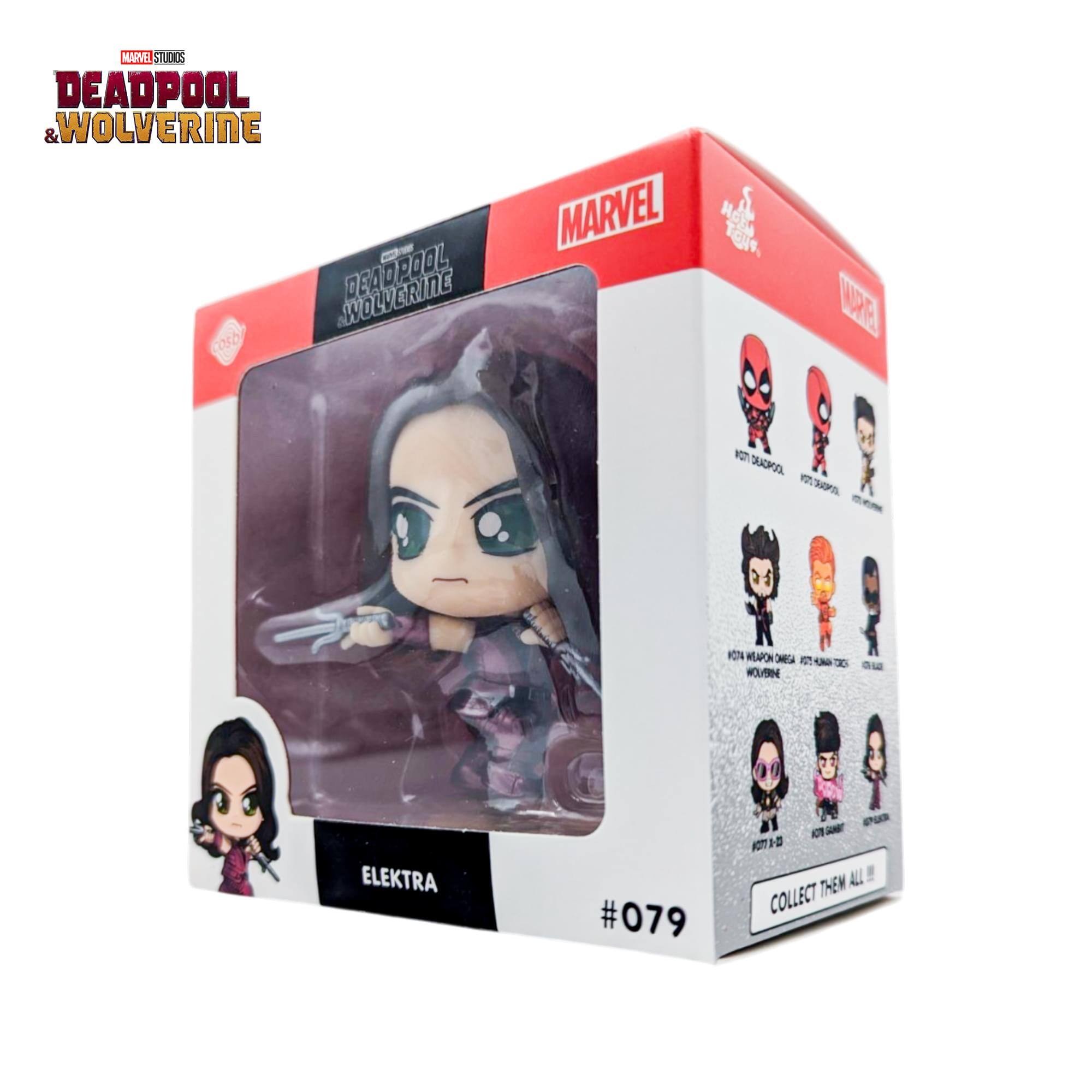 MARVEL STUDIOS DEADPOOL & WOLVERINE  
WOLVERINE OSB  
MARVEL HOT S TO 1 R VO DEAGL - S KON MEAPON 3 e - T OVRN ELEKTRA #079  
KOTT H 0 THEW ALL COLLECT