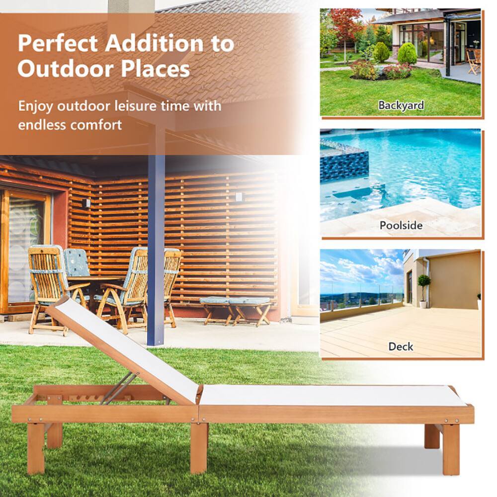 Perfect Addition to Outdoor Places

Enjoy outdoor leisure time with endless comfort

Backyard  
Poolside  
Deck