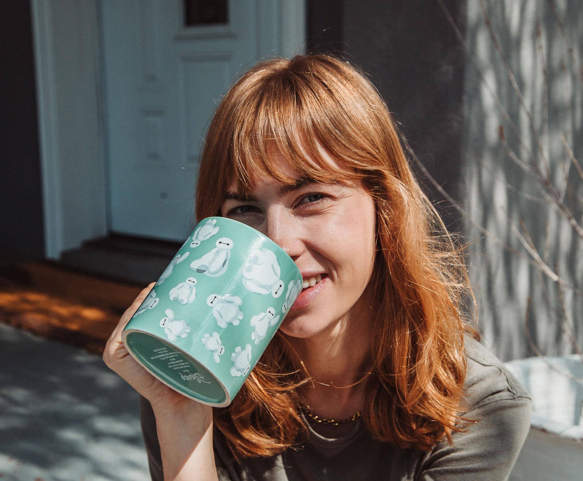 Alt View 10. Silver Buffalo - Disney Big Hero 6 Baymax Ceramic Mug | Holds 20 Ounces - Blue.