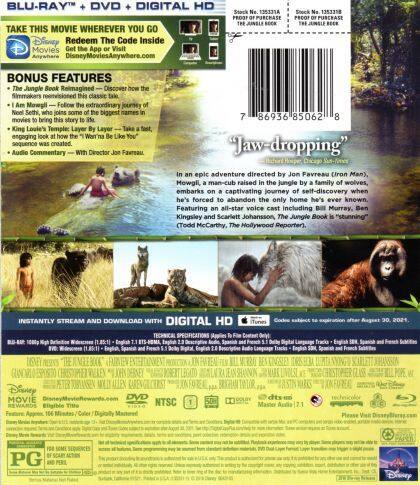 Alt View 1. The Jungle Book   - BLU-RAY.