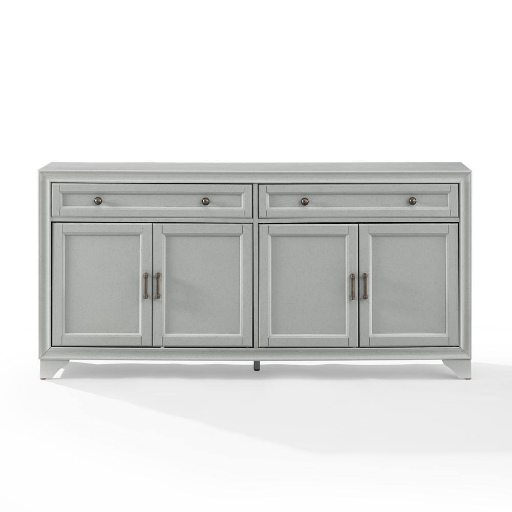 Alt View 1. Crosley Furniture - Tara Sideboard - Distressed Gray.
