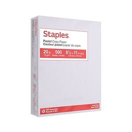 Staples - Pastel 30% Recycled Color Copy Paper, 20 lbs., 8.5" x 11", 500/Ream - Gray