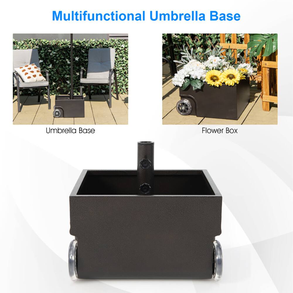 Multifunctional Umbrella Base

Umbrella Base

Flower Box