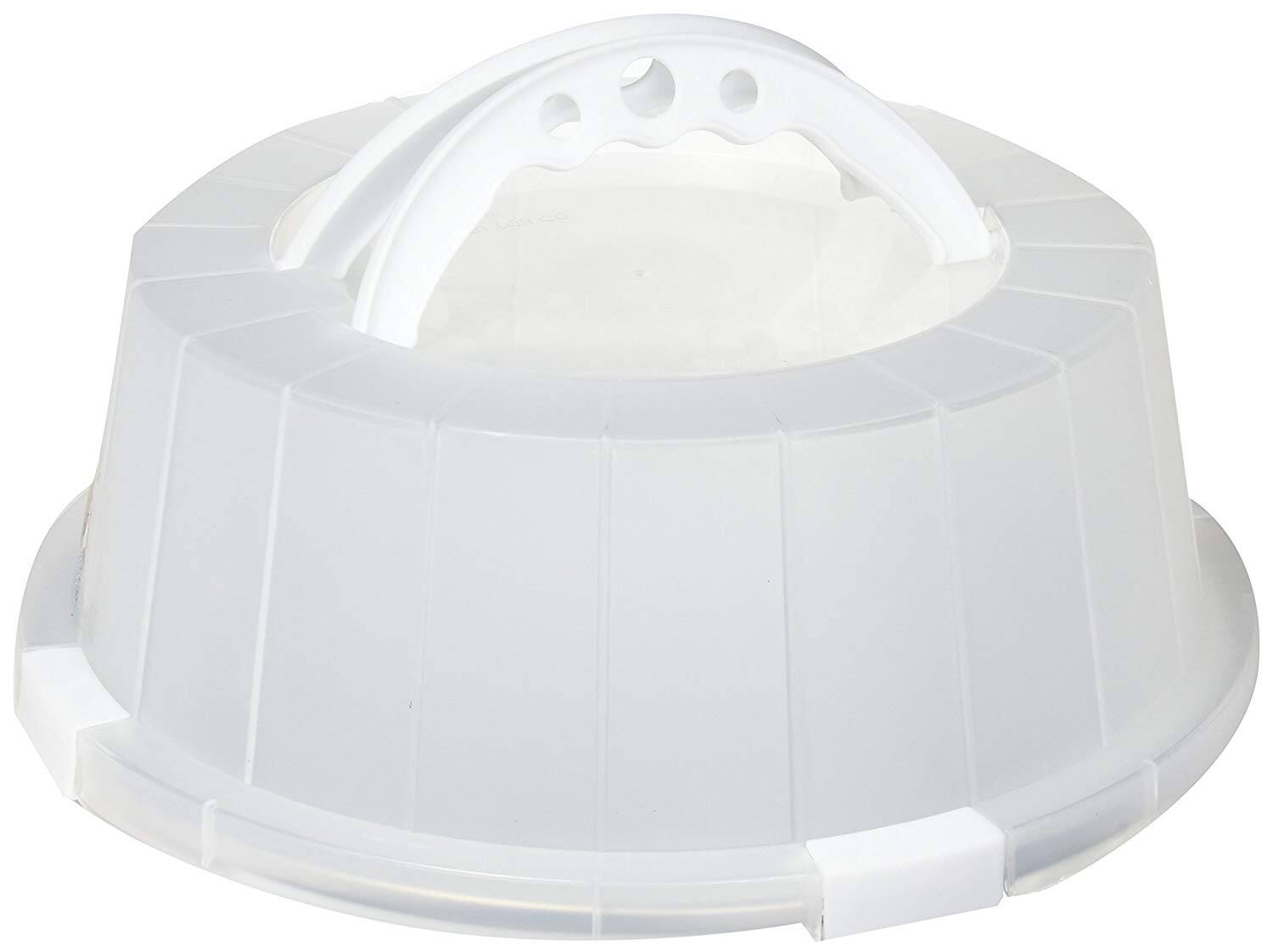 Alt View 1. Midwest - EZ Baker Uncoated Steel Cake and Pastry Bakeware Carrier with Locking Cover, 12'', Gray - Multi.