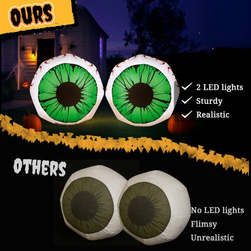 OURS
2 LED lights
Sturdy
Realistic

OTHERS
No LED lights
Flimsy
Unrealistic