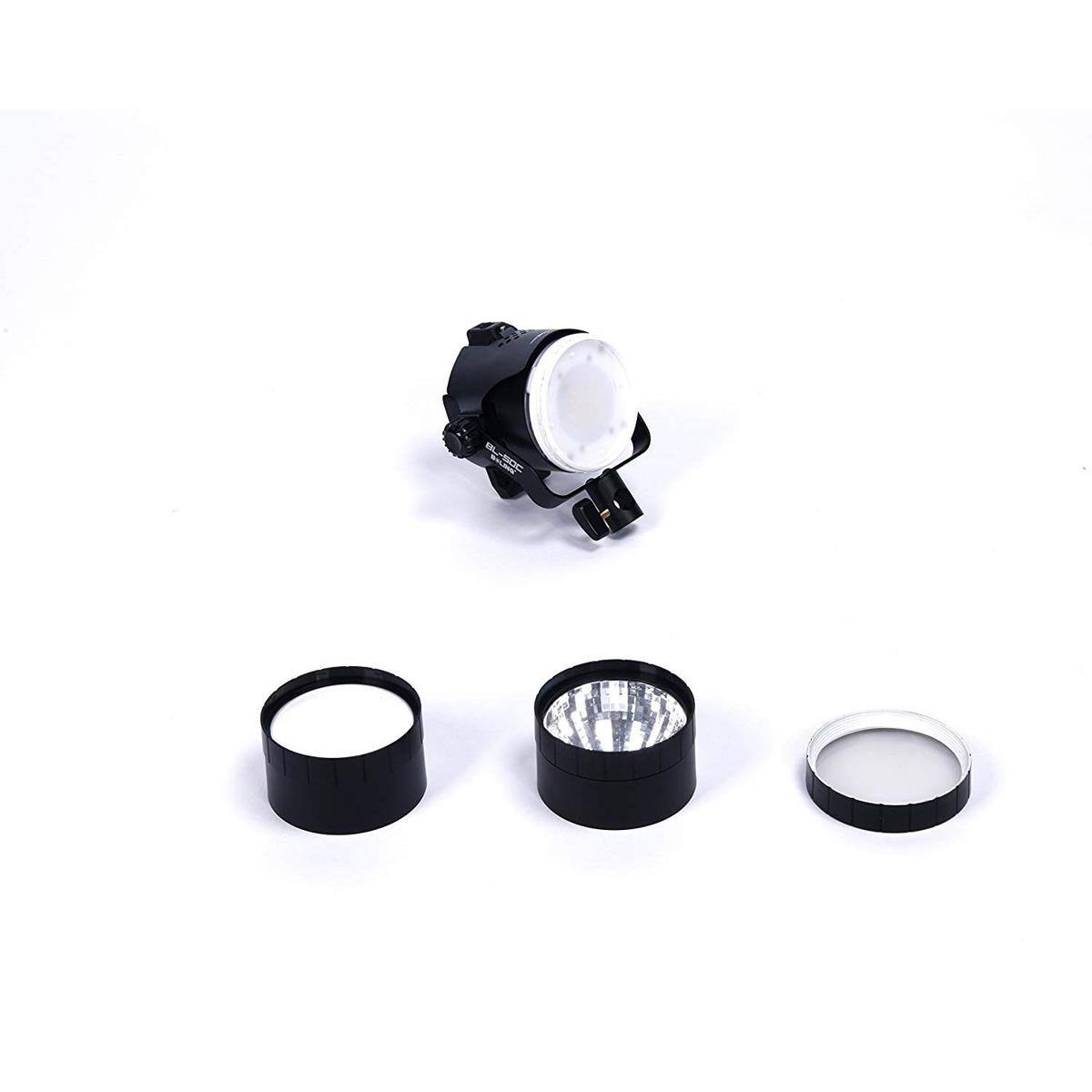 Alt View 5. Bolaball - Boling BL-50C 50W Fresnel Bi-Color LED Lighting Kit with Light Stand, Professional LED Video Film Lighting Kit (2x Zoom.