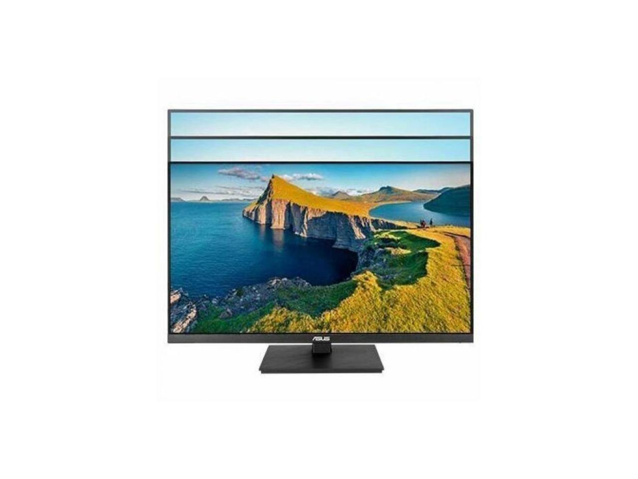 Alt View 5. ASUS - ASUS VA32UQSB 32" 4K UHD IPS Monitor, 60Hz, HDR10, USB Hub, HDMI, DP, Ergonomic Stand, Speakers, VESA - BLACK.