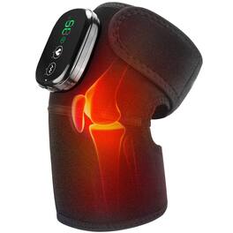 Live At Space - Cordless Heated Wrap with Vibration for Knee Shoulder Elbow, 3 Heat 3 Massage, 5000mAh - 642146668531