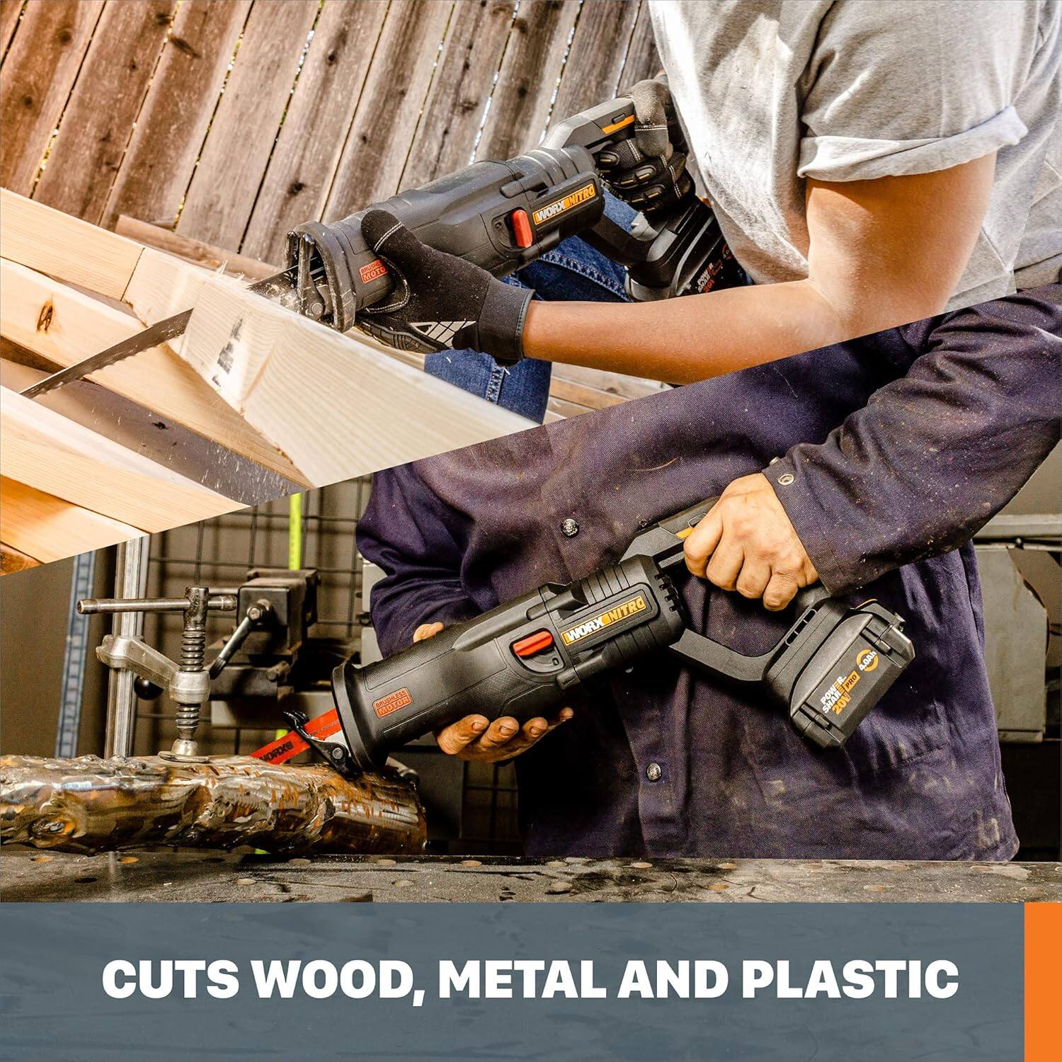 Cuts Wood, Metal and Plastic