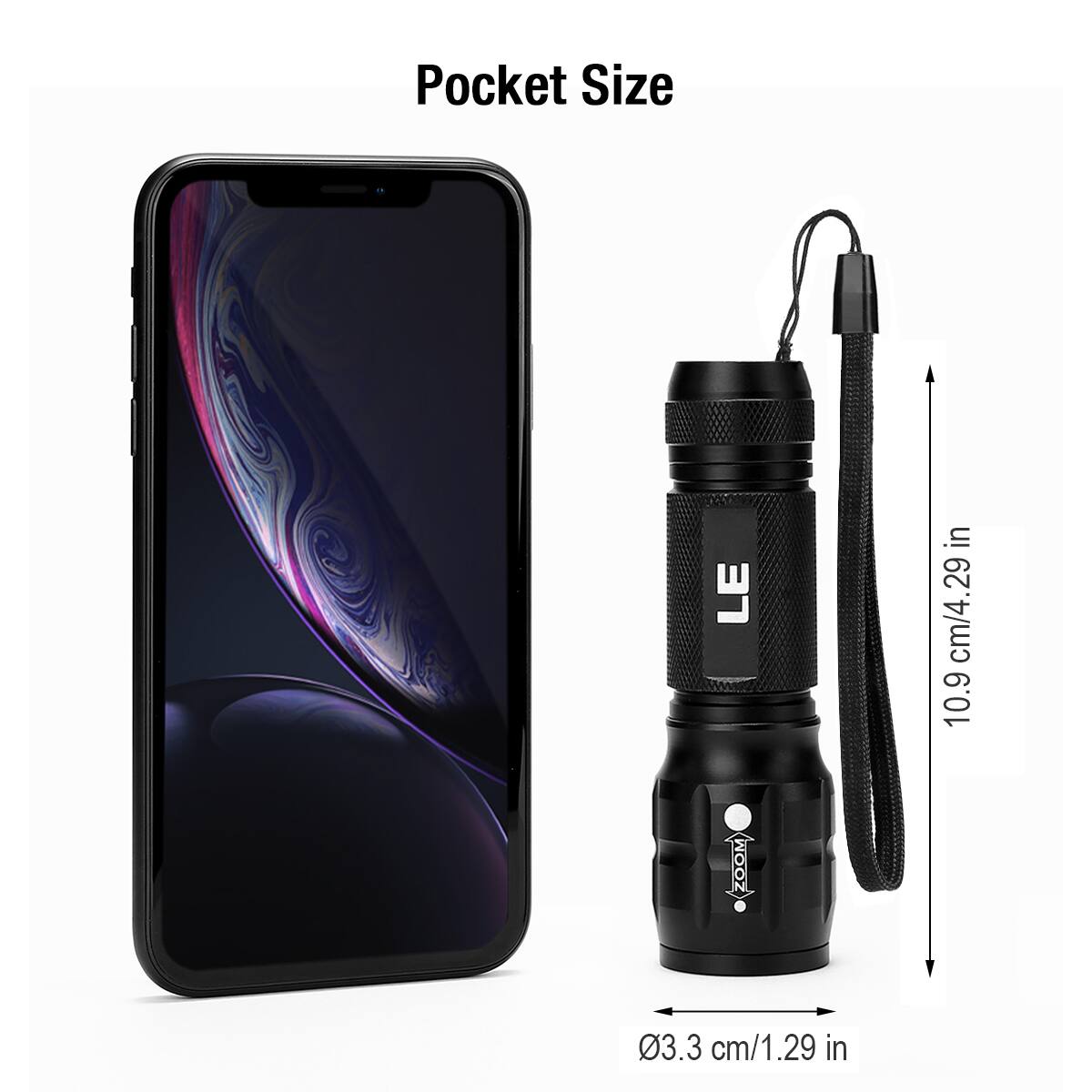 Pocket Size LE

29 cm/4.29 in

10.9 cm/4.29 in

Ø 3.3 cm/1.29 in