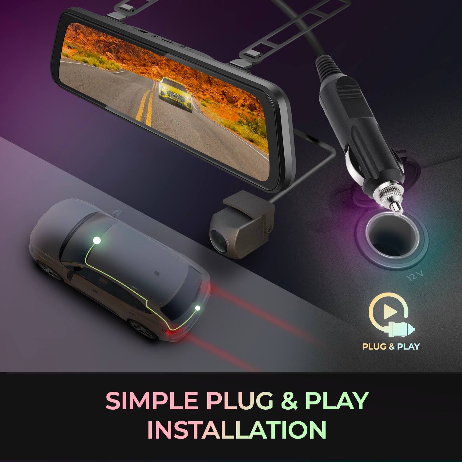 12V PLUG & PLAY  
SIMPLE PLUG & PLAY INSTALLATION