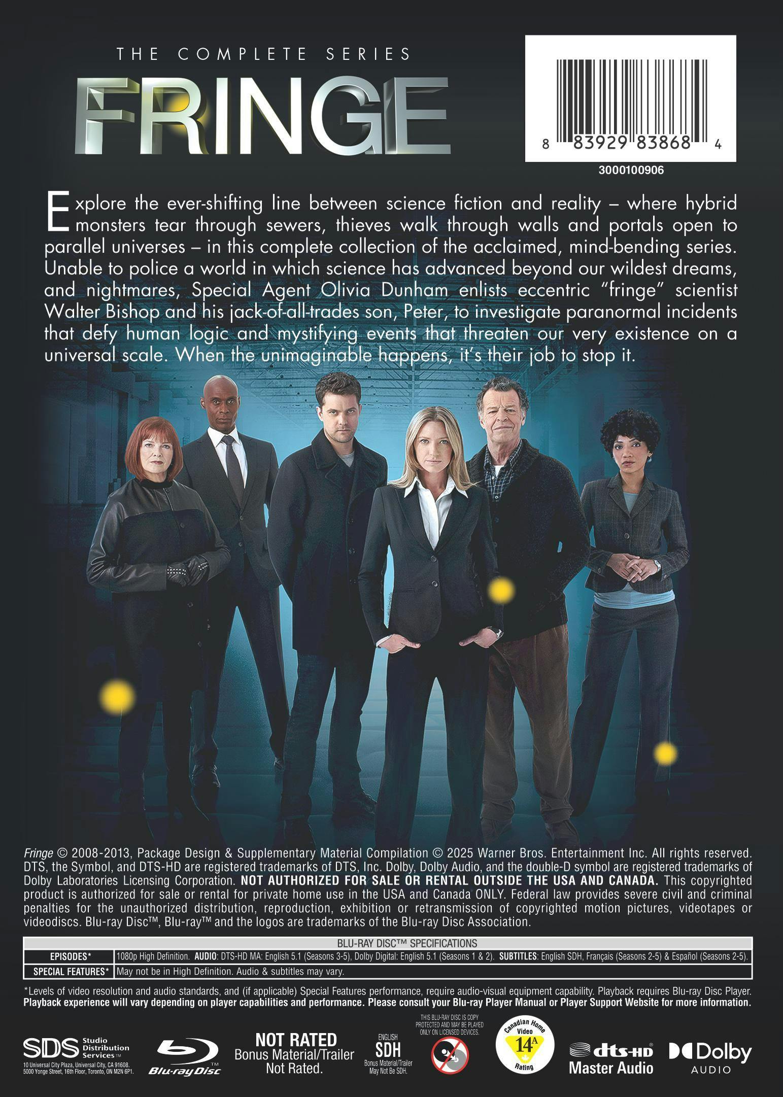 Fringe: The Complete Series [Blu ray] [Standard] - Best Buy