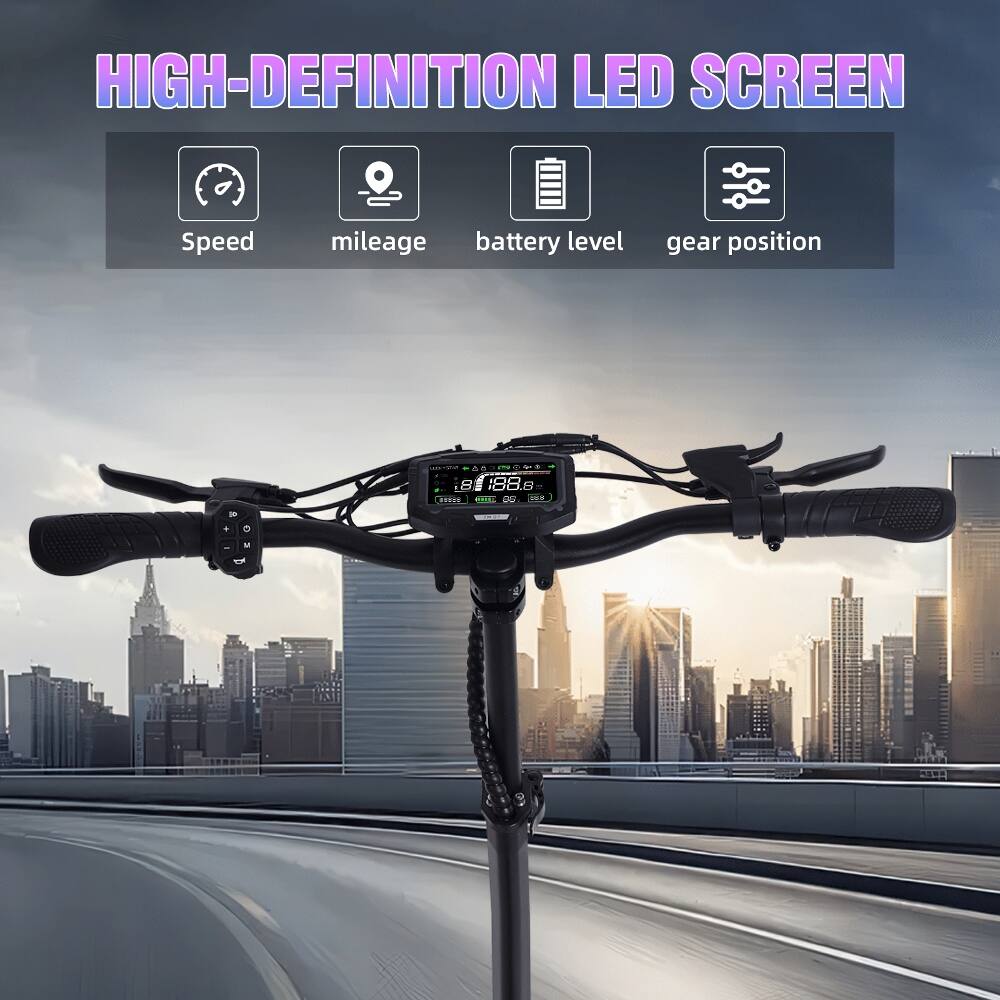 HIGH-DEFINITION LED SCREEN

Speed mileage battery level gear position

18.8