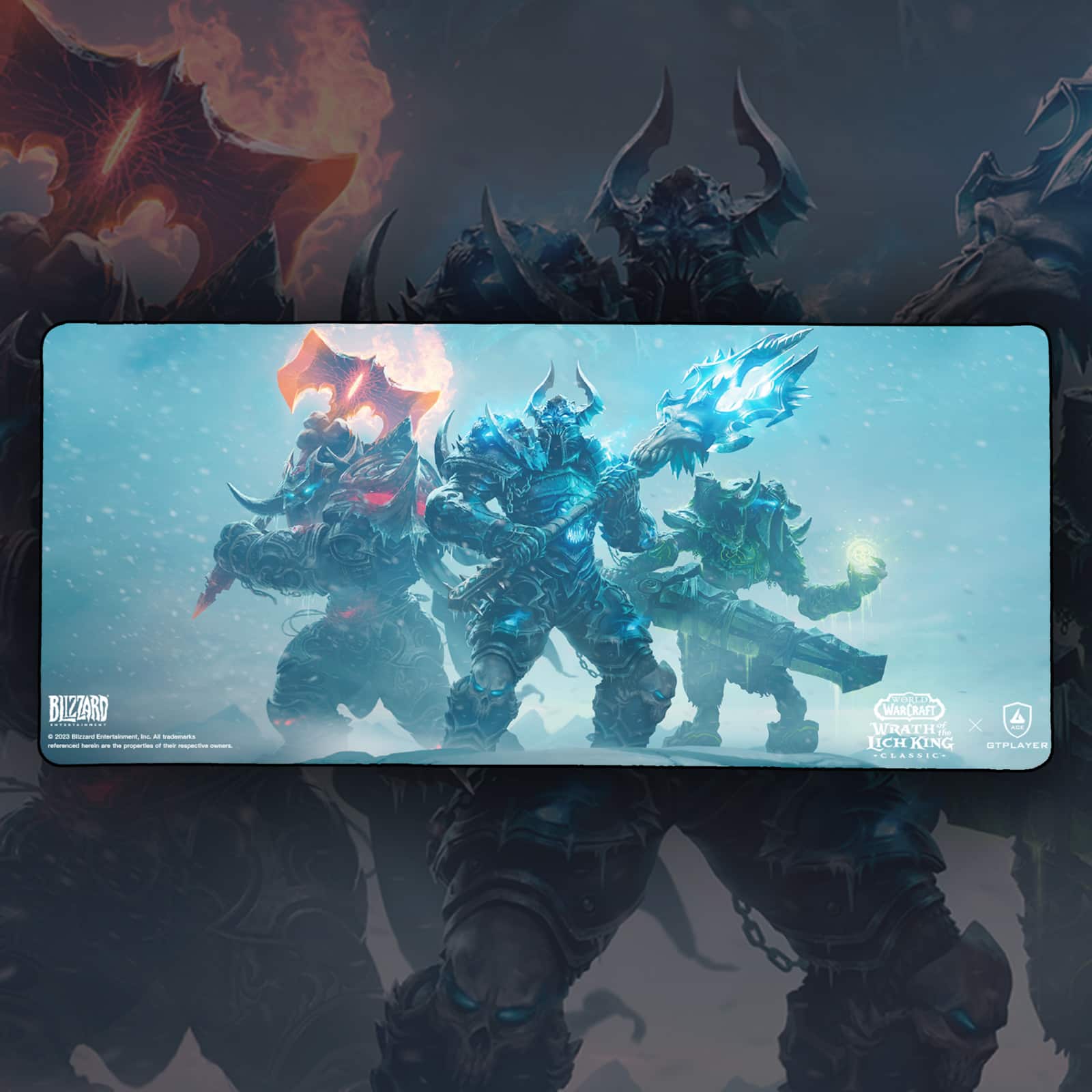 CloudRest Pro - World of Warcraft®: Wrath of the Lich King® Classic Mousepad - Death Knights of Acherus - Classic - Death Knights of Acherus