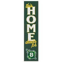 Jardine - Belhaven Blazers 12" x 48" This Home Leaning Sign - Green