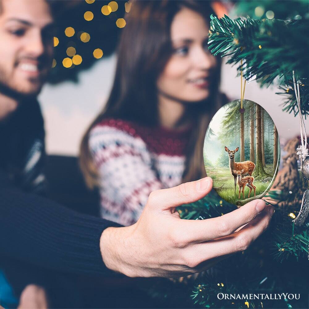 Alt View 1. OrnamentallyYou - Bambis Magical Forest Ornament A Christmas Tribute to Woodland Friends - Multi-colored.
