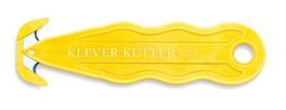 Klever Innovations - Klever Kutter PLUS, 5-1/4" Safety Cutter, 10/Pack - Yellow