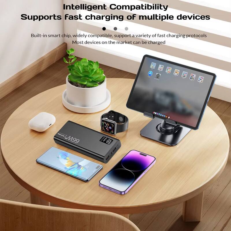 Intelligent Compatibility  
Supports fast charging of multiple devices  

Built-in smart chip, widely compatible, support a variety of fast charging protocols  
Most devices on the market can be charged