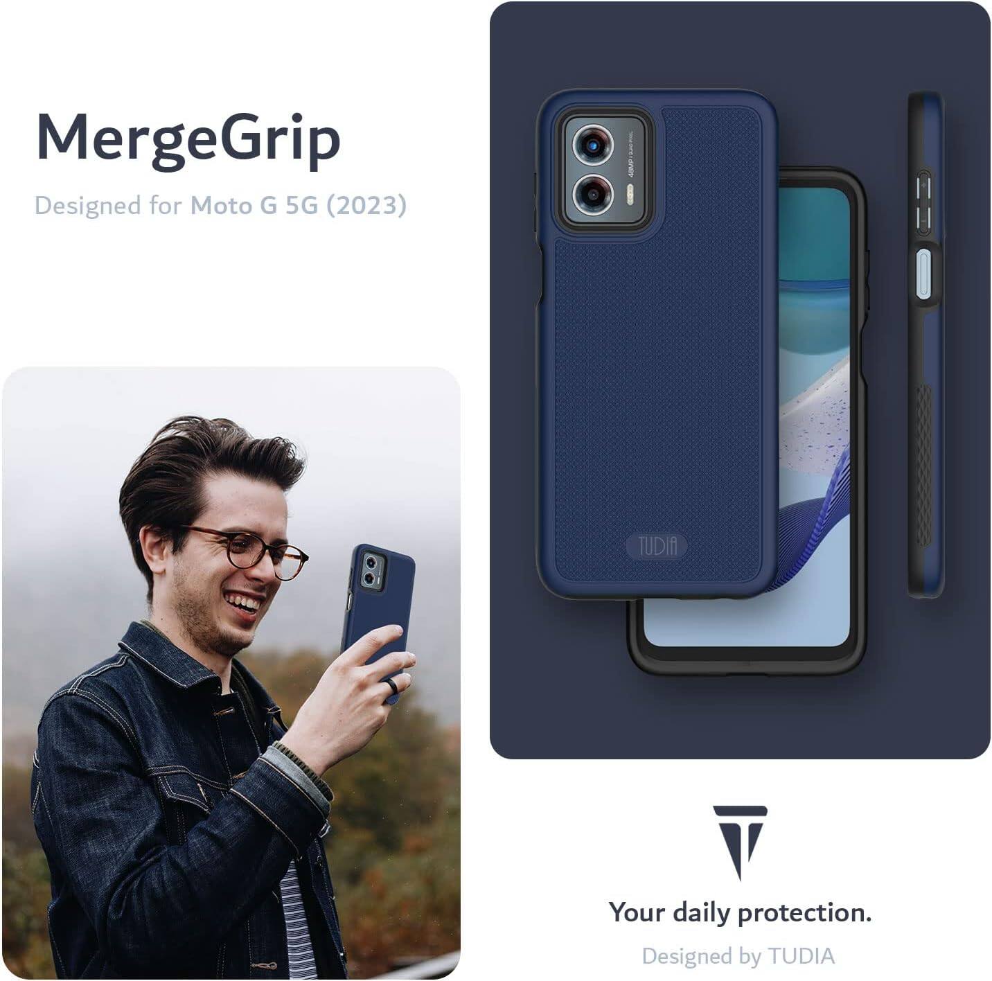 MergeGrip  
Designed for Moto G 5G (2023)  

Your daily protection.  
Designed by TUDIA
