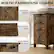 RUSTIC FARMHOUSE CHARM
- Barn Door Design
- Wood Grain Finish
- Black Metal Accents