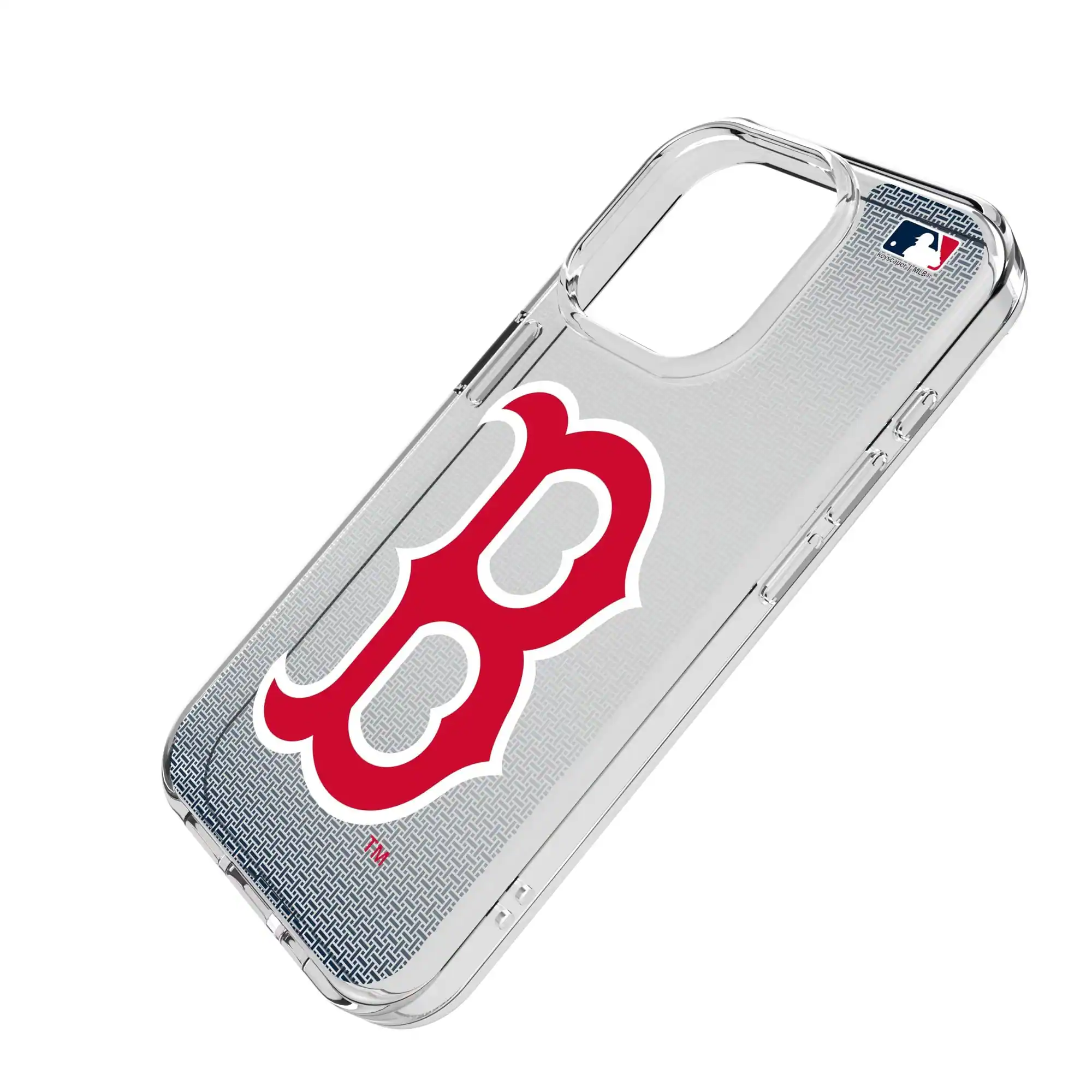 Alt View 1. Keyscaper - Linen Logo iPhone Clear Case - 13 Pro - Multicolor.