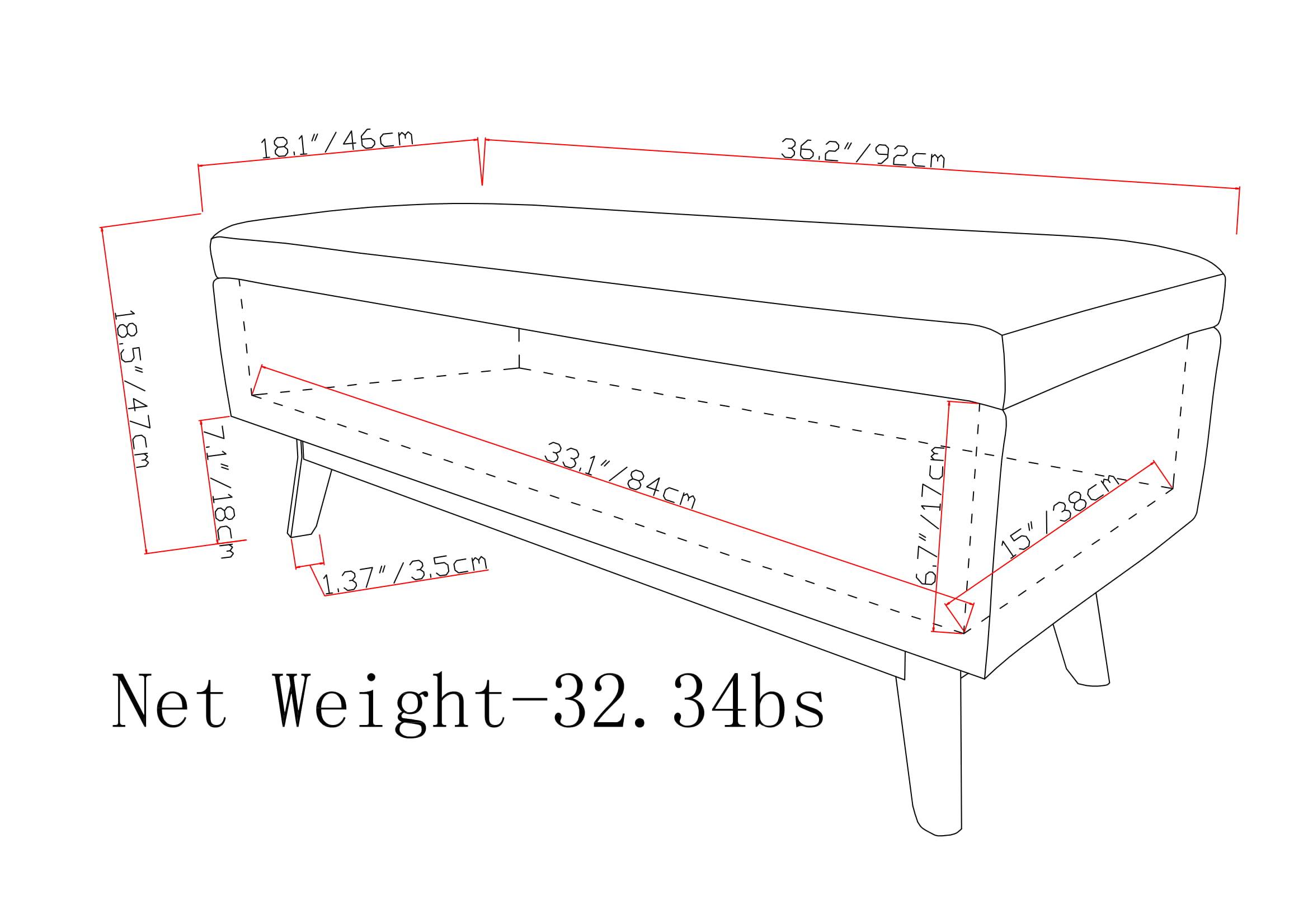 Alt View 18. Simpli Home - Owen Small Rectangular Storage Ottoman - Distressed Black.
