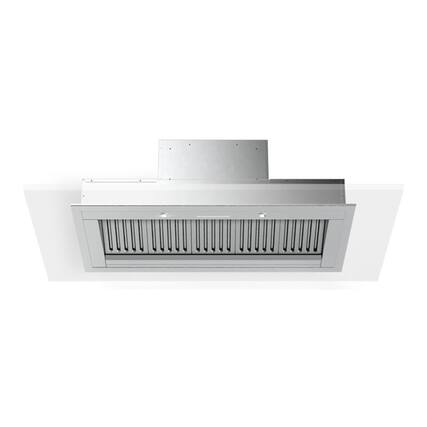Front. Verona - Verona 34 inch Designer Range Hood Insert with 600 CFM, Stainless Steel Baffle Filters, LED Lighting in Stainless Steel - Stainless Steel.