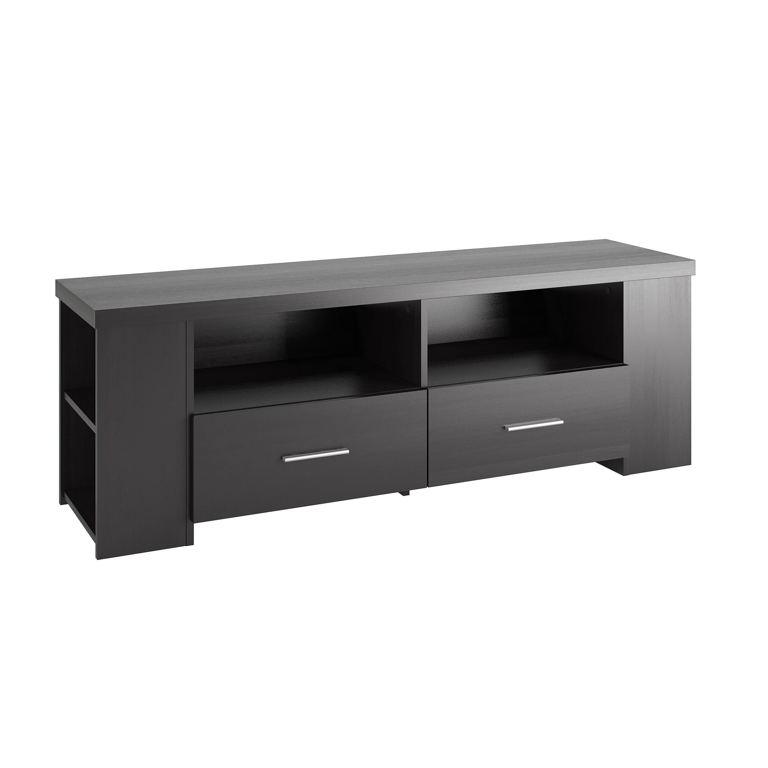 CorLiving - Bromley TV Bench for Most TVs up to 75" - Ravenwood Black
