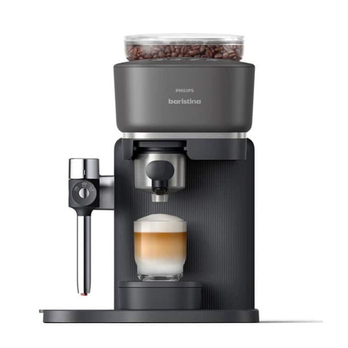 Philips - Baristina Latte Automatic Espresso Machine - Black