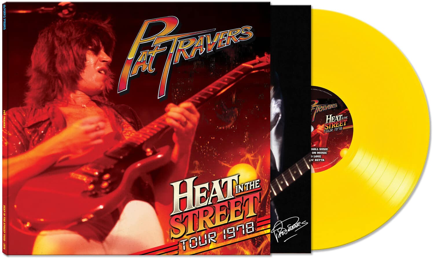 Pat Travers - Heat In The Street Tour - 1978  - VINYL LP