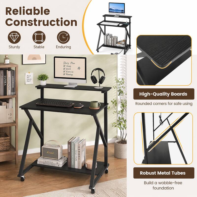 Reliable Construction

Sturdy
Stable
Enduring

High-Quality Boards
Rounded corners for safe using

Robust Metal Tubes
Build a wobble-free foundation