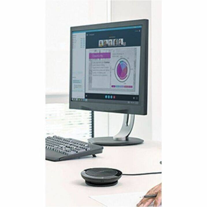 Alt View 2. Jabra - Speak 510 - Wired/Wireless Bluetooth - Microsoft Teams - Omni-directional Microphone(s) - Portable - Black.